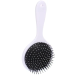 Расческа массажная круглая форма «КОЛЛЕКЦИЯ ИМАНИ - АМОР», микс 4 дизайна, 22*10см (PVC подвес)