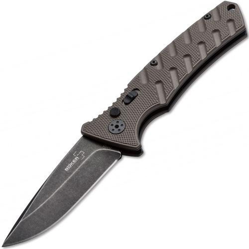 Автоматический нож Boker модель 01bo424 Strike Coyote Spearpoint