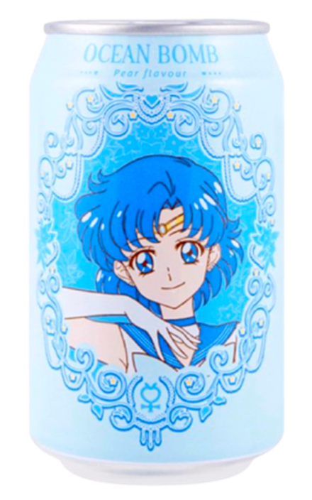 Газированный напиток Sailor Moon Ocean Bomb со вкусом груша