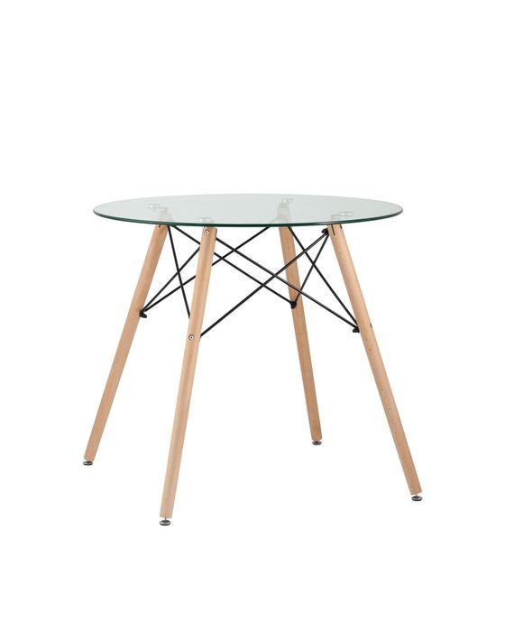 Стол DSW D80 стеклянный Stool Group