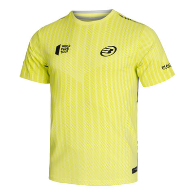 Мужское теннисное поло Bullpadel Limbo T-Shirt Men - Yellow, Black