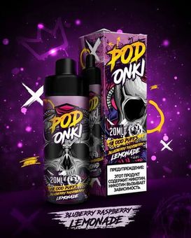 Podonki 10000 Чернично малиновый лимонад - Blueberry Raspberry Lemonade