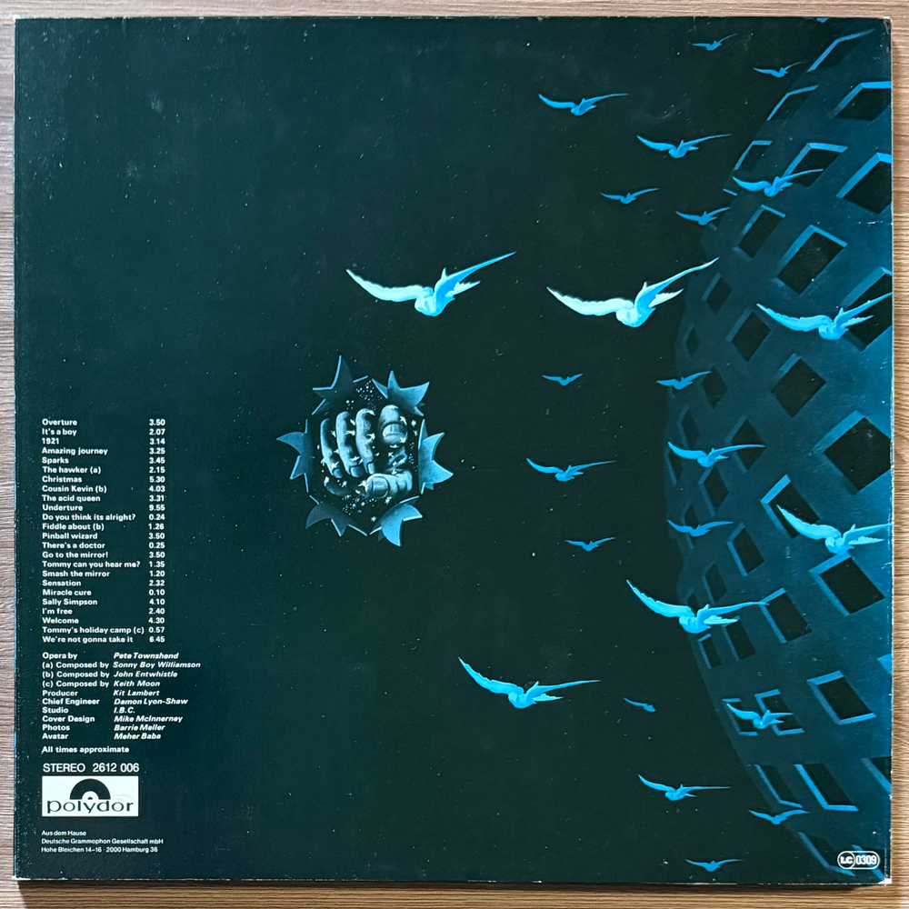 The Who ‎– Tommy 2LP (Германия 1981г.) Т