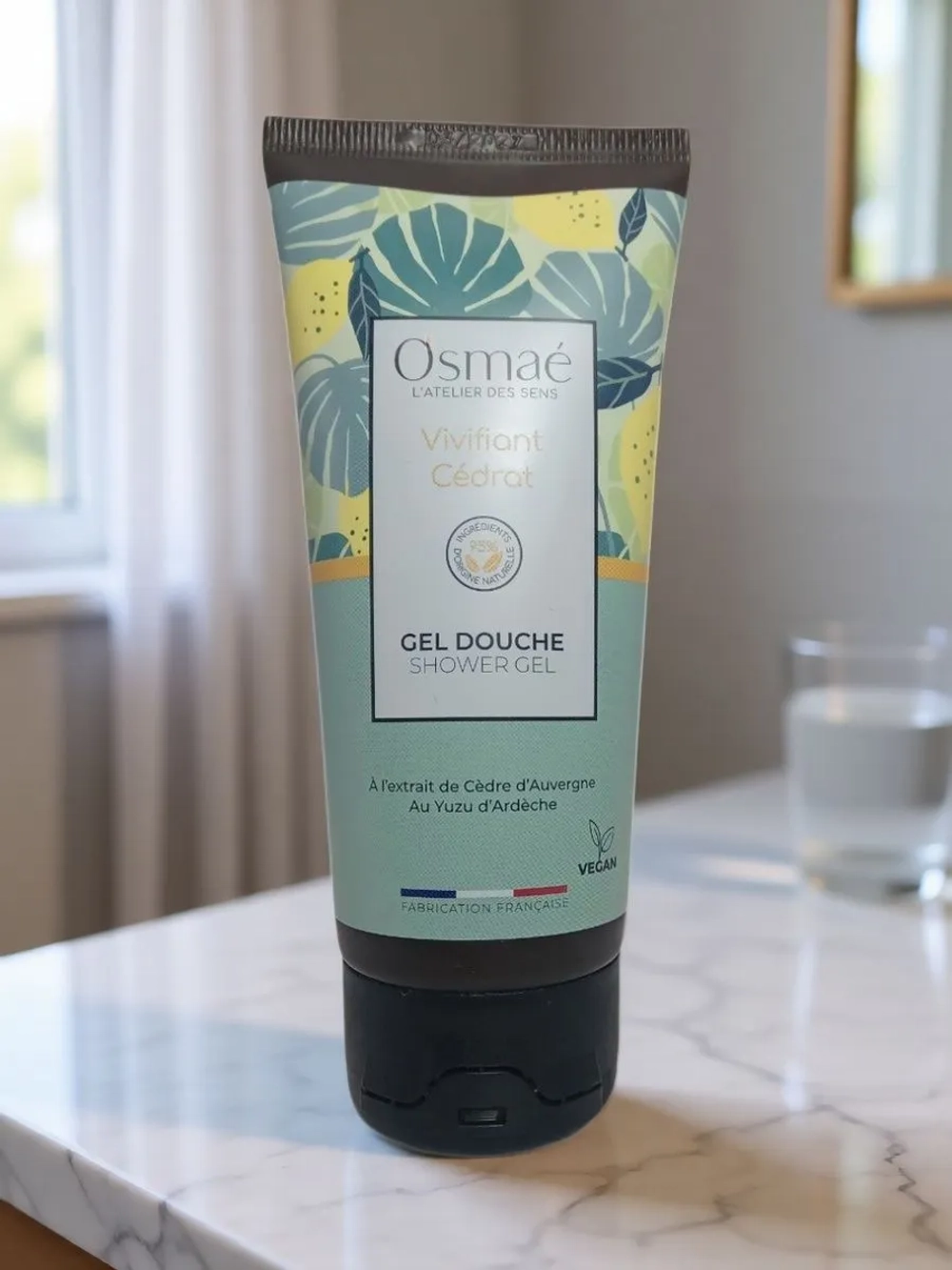 Гель для душа Бодрящий Цитрон Osmaé Vivifiant Cédrat, 100 мл