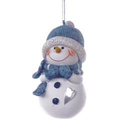 GAEM Фигурка декоративная подвесная "Снеговик", L5 W4,5 H8,5 см, 2в.