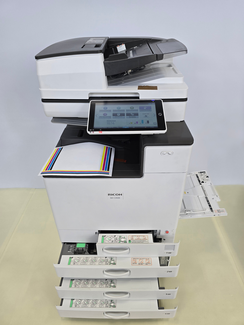 МФУ Ricoh IM C3500A + DADF + кассета 1x2000 (восстановленный)