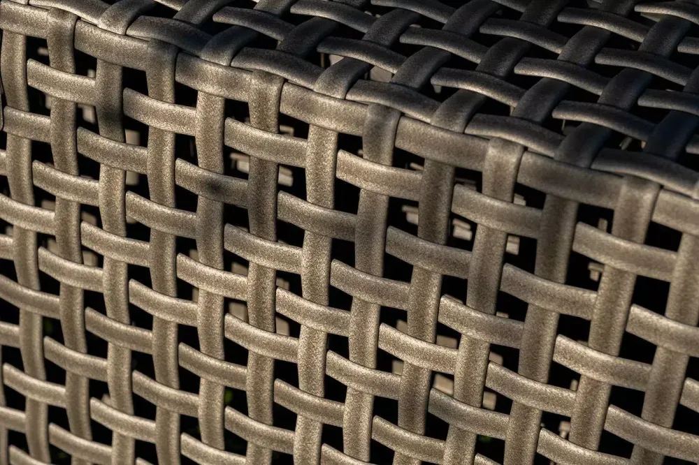 "Тито" лаунж-зона из искусственного ротанга, цвет серый