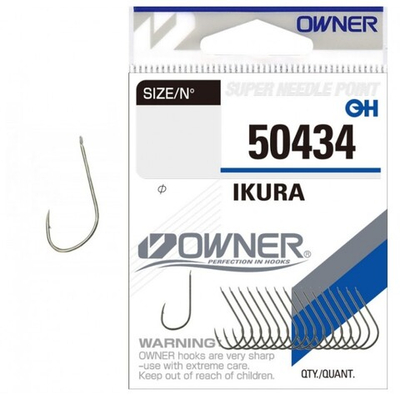 Крючки Owner Ikura brown 50434 №12