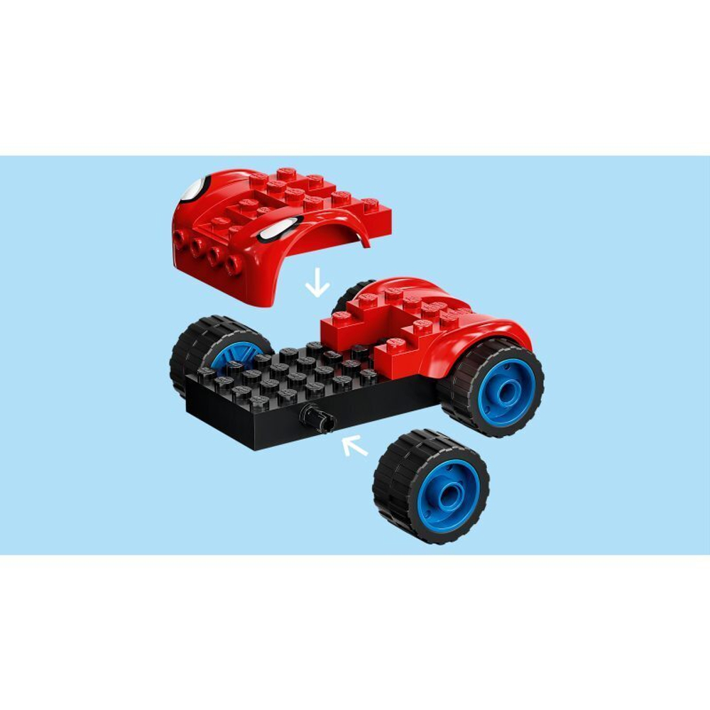 Пластмассовый конструктор Lego Super Heroes Человек Паук трансформер 152 детали