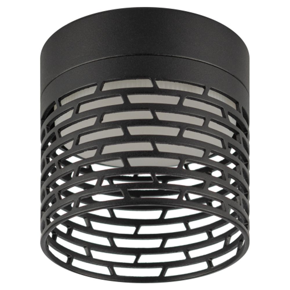 Светильник настенно-потолочный спот ЭРА OL53 BK под лампу GX53 черный IP20