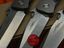 Нож Emerson CQC-7 - титановые больстеры, темная микарта