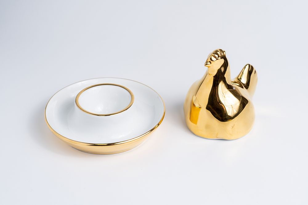 Подставка Royal Worcester под вареное яйцо с крышкой в виде курочки