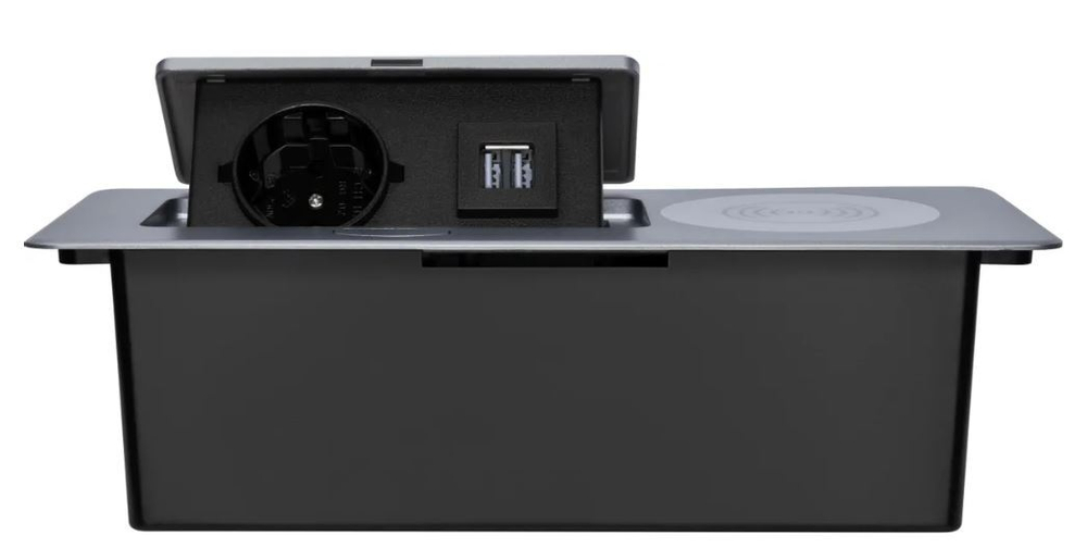 Блок розеток  Cactus CS-SOCKET-USBA-WLESS