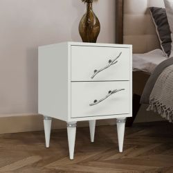 Тумба Арт Колор matte Классик Сильвер Белый опал матовый