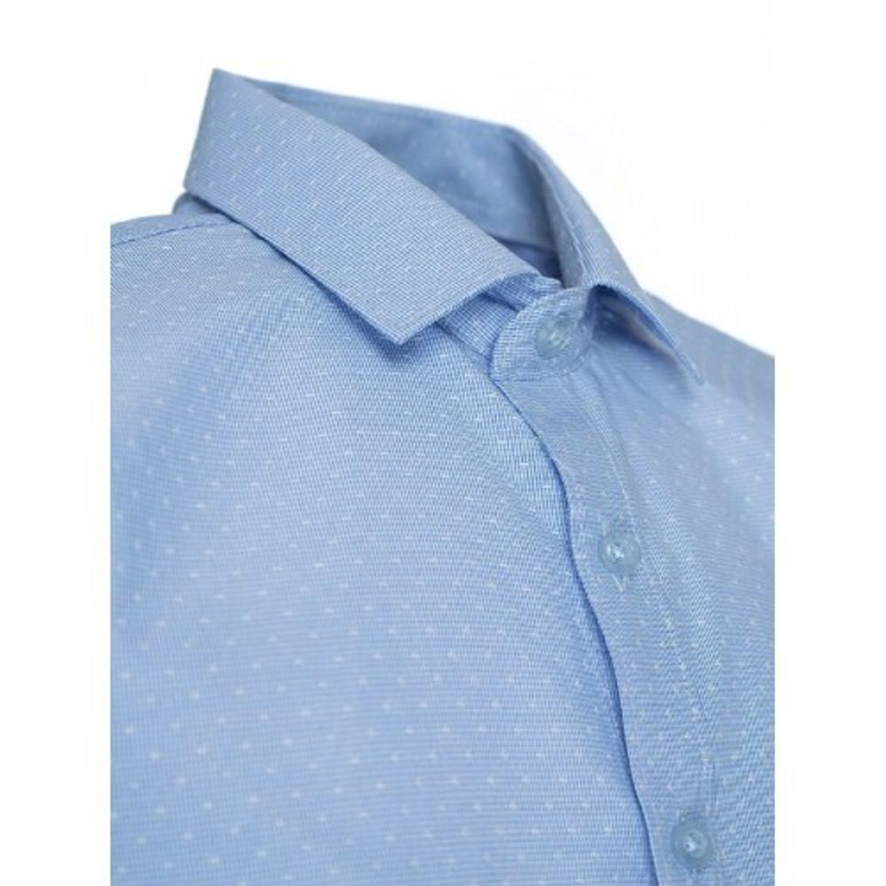 Голубая рубашка с длинным рукавом TSAREVICH