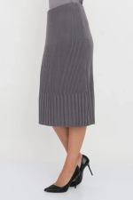 Юбка И 001 дл/серый