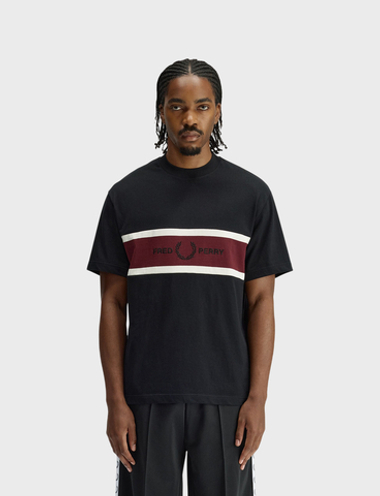 Футболка FRED PERRY Embroidered Panel T-Shirt
