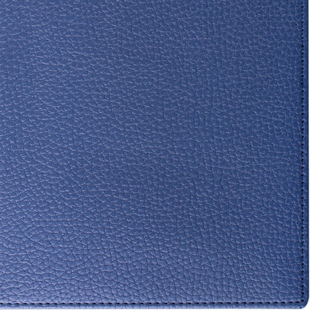 Ежедневник недатированный А5 (138х213 мм) BRAUBERG "Favorite", под фактурную кожу, 160 л., темно-синий, 123396