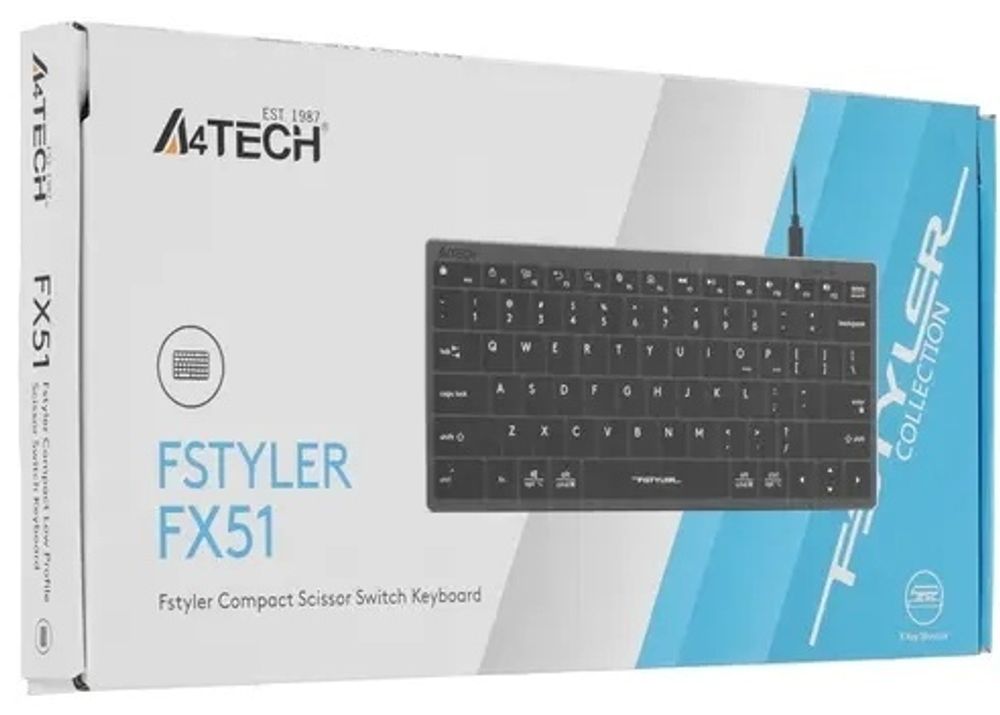 Клавиатура A4Tech Fstyler FX51 черный