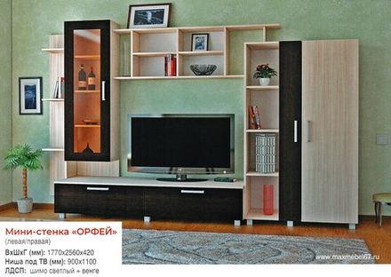 Мини стенка Орфей