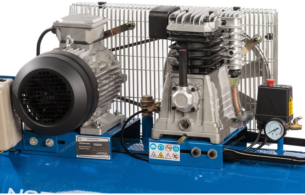 Компрессор поршневой с ременным приводом, объем 200 л NORDBERG ECO NCE200/660