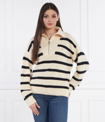 Свитер CO CARDI STITCH 1/2 ZIP SWT Tommy Hilfiger - экрю(WW0WW42420)