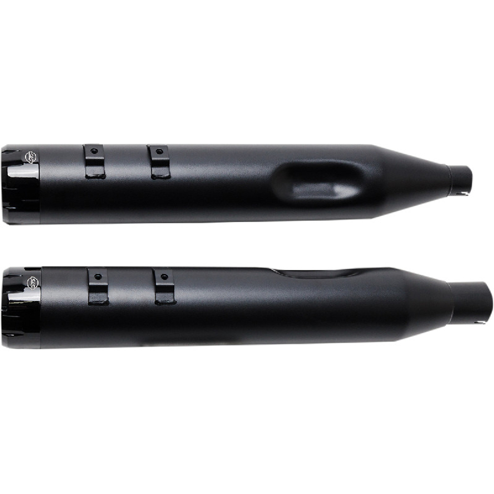 Muffler, Kit, Billet Tracer End Caps, Black End Caps, Mk45, Black Shell, 2017-'21 M8 Touring