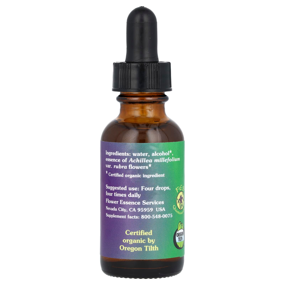 Flower Essence Services, розовый тысячелистник, цветочная эссенция, 30 мл (1 жидк. унция)