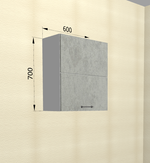 Лофт Бетон светлый ПГПМ 600