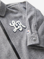 Рубашка на молнии для мальчика Next 125-442, Серый