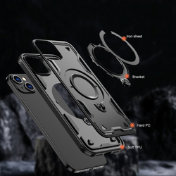 Чехол Magneto Case с кольцом для iPhone 15