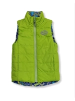 Жилетка детская на весну-лето двусторонняя.