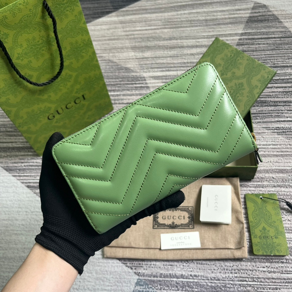 Gucci Marmont Zip Around Wallet