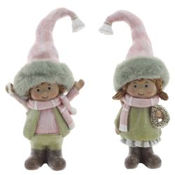 GAEM Фигурка декоративная "Дети", L6 W5 H13 см, 2в.