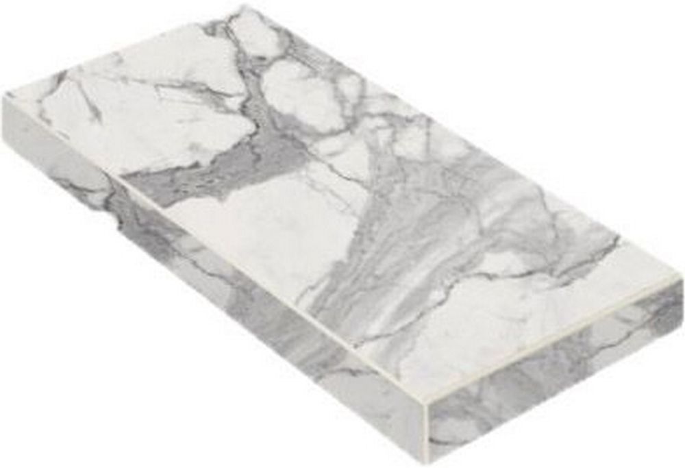 Ступень Charme Evo Statuario Scalino Nat 33х60 Ang.Dx Уг.Прав.