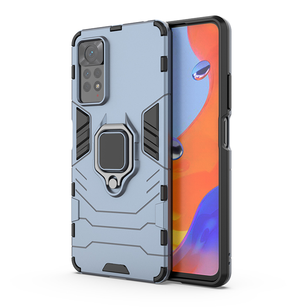 Противоударный чехол с кольцом Panther Case для Xiaomi Redmi Note 11 Pro