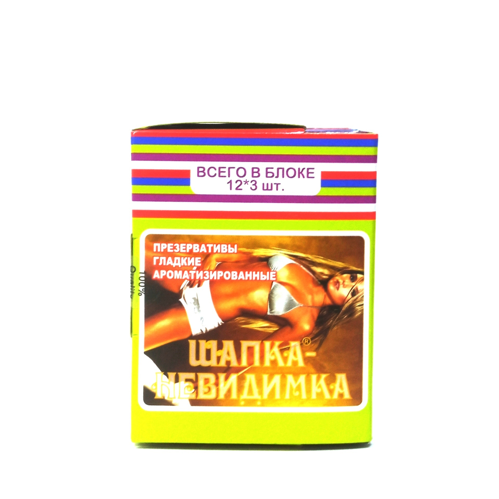 Презервативы ТМ "Неваляшка"-Шапка-невидимка №3 (блок12шт.)