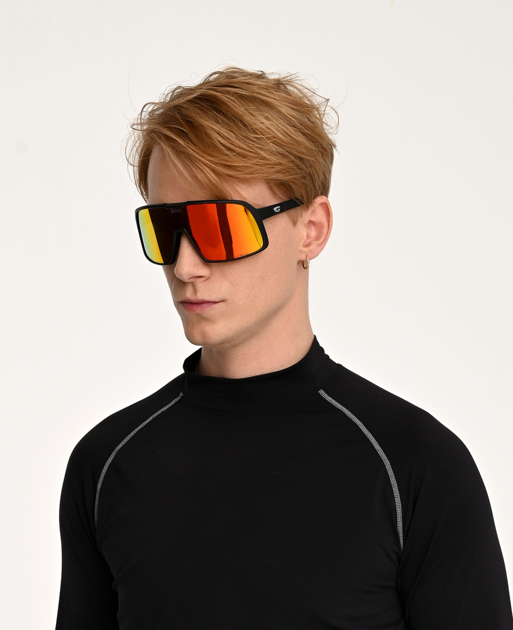 Спортивные очки GOG Kari / Matt Black / Polarized Reflex Red