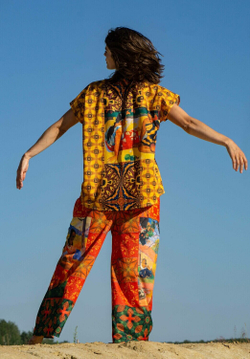 Комплект (футболка и брюки), по моитвам живописи Поля Гогена