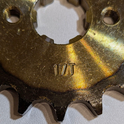 - Звезда ведущая для мопеда, питбайка 428-17 20мм