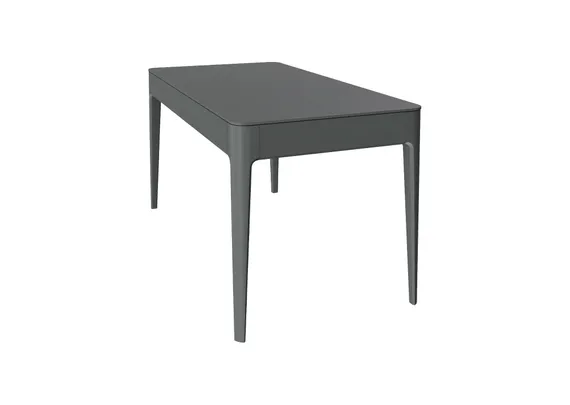 Стол письменный Type из массива дуба 140*70 см (серый)