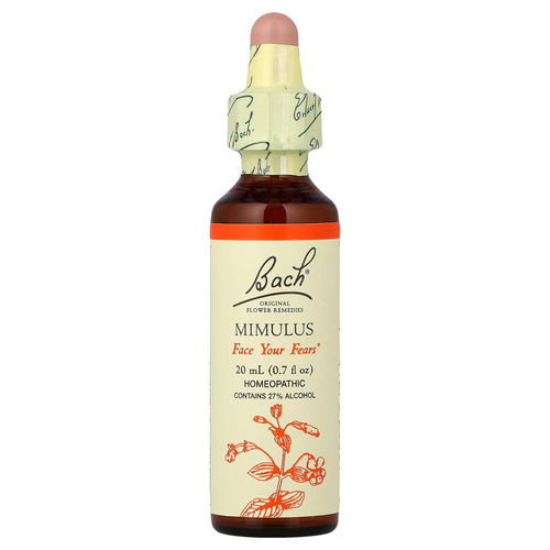Bach, Original Flower Remedies, мимулус, 20 мл (0,7 жидк. унц.)