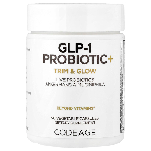 Codeage, GLP-1 Probiotic +, 90 растительных капсул