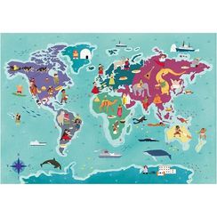 Puzzle PZL 250 MAPPE GEO MONDO/USI&COS95030069