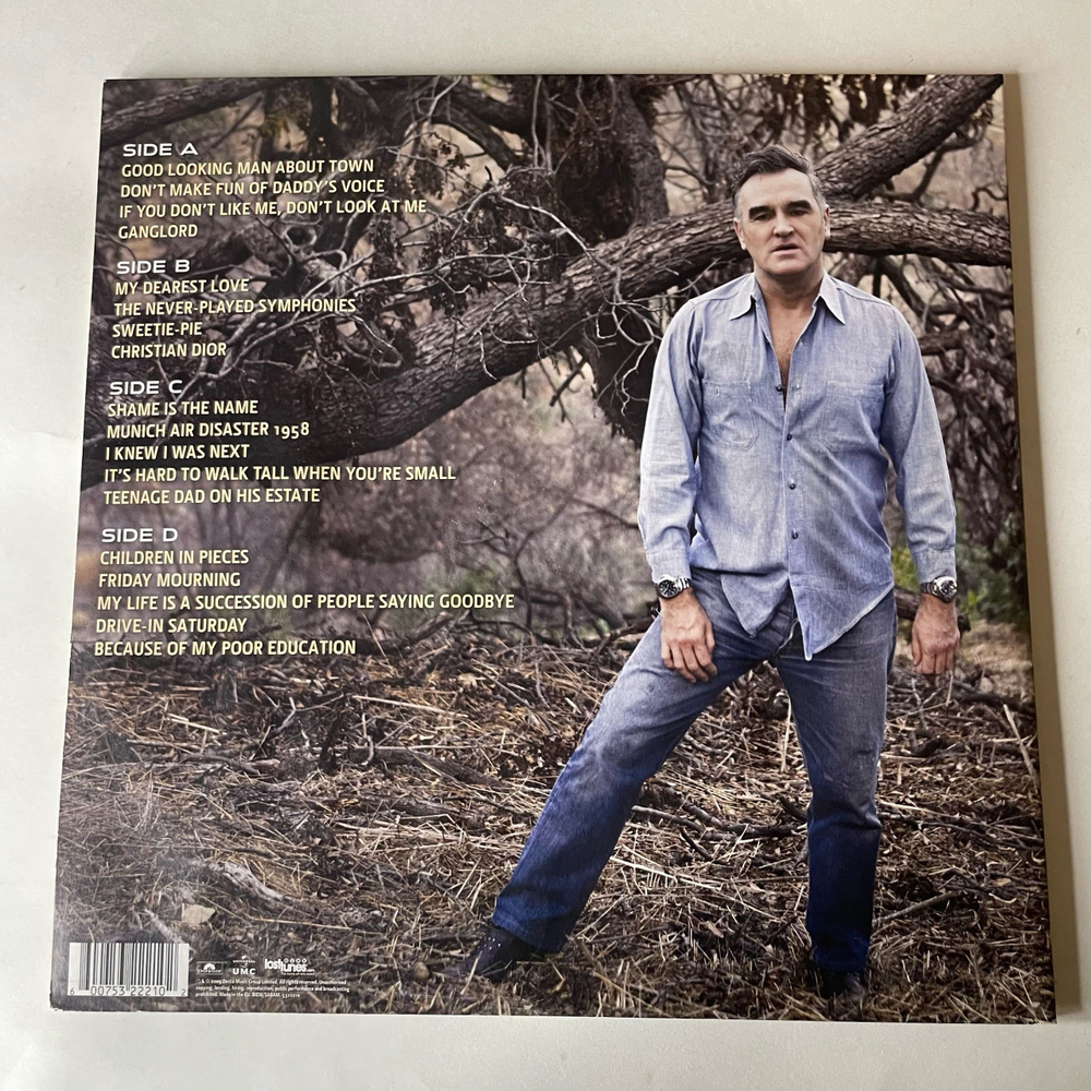 Винтажная виниловая пластинка LP Morrissey Swords (EU 2009) (EX The Smiths)
