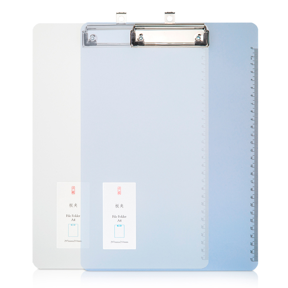 Папка-планшет DELI А4,  пластиковая, ассорти