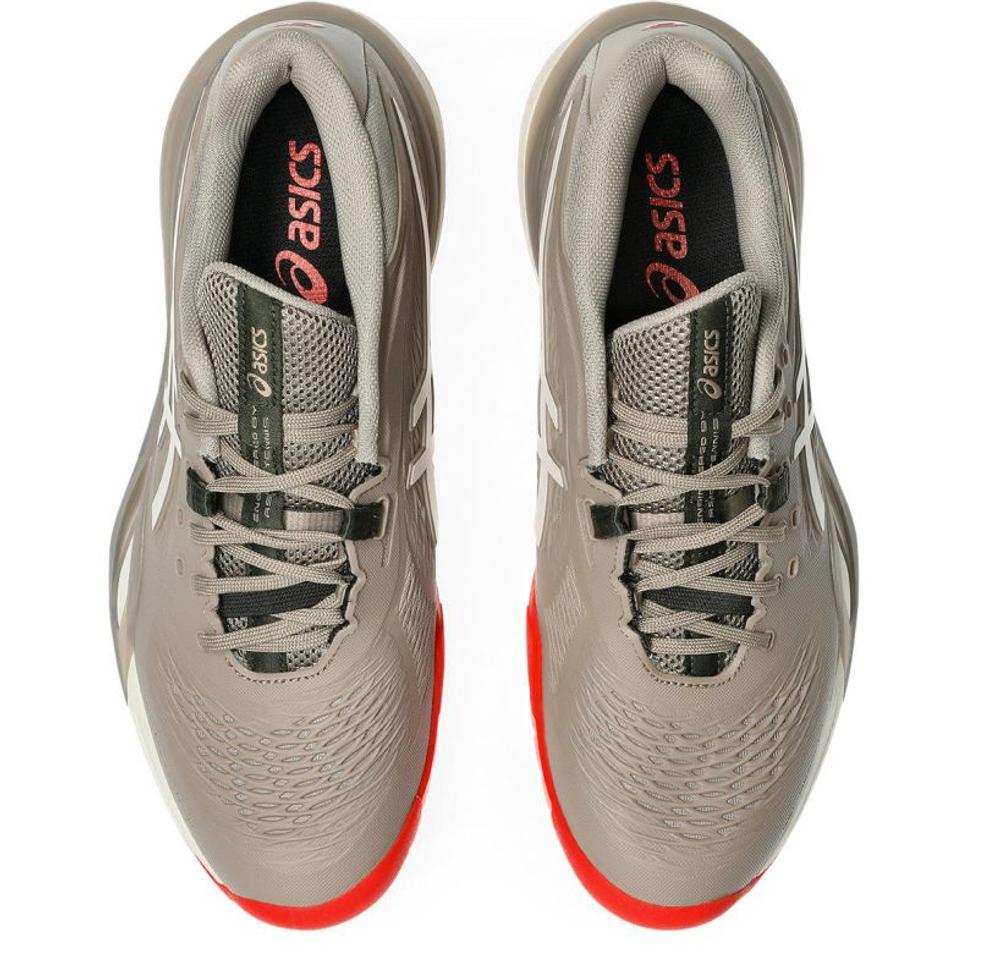 Мужские кроссовки теннисные Asics Gel-Resolution X - greige/soft oat