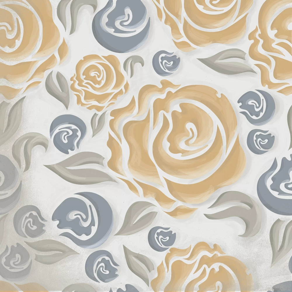 ДЕКОР FLORE GRIS 20X20 ОТ VIVES