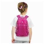 Рюкзак BRAUBERG молодежный, "Сердечки", нейлон, красный, 31х12х45 см, 227074