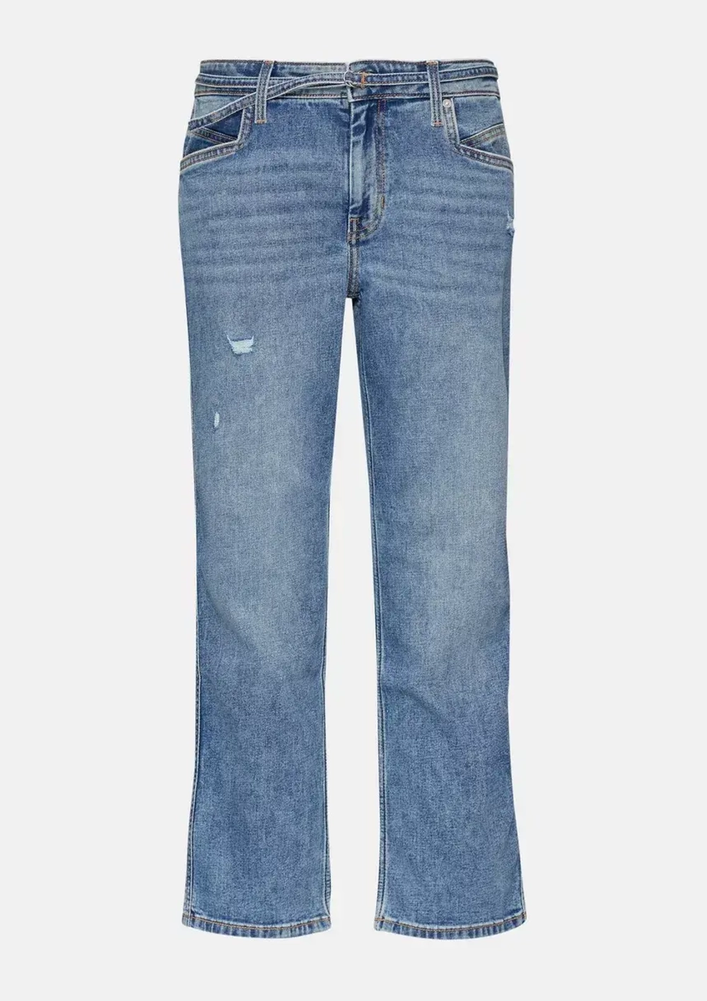 Cropped Jeans Karolin / Regular Fit / Mid Rise / Straight Leg